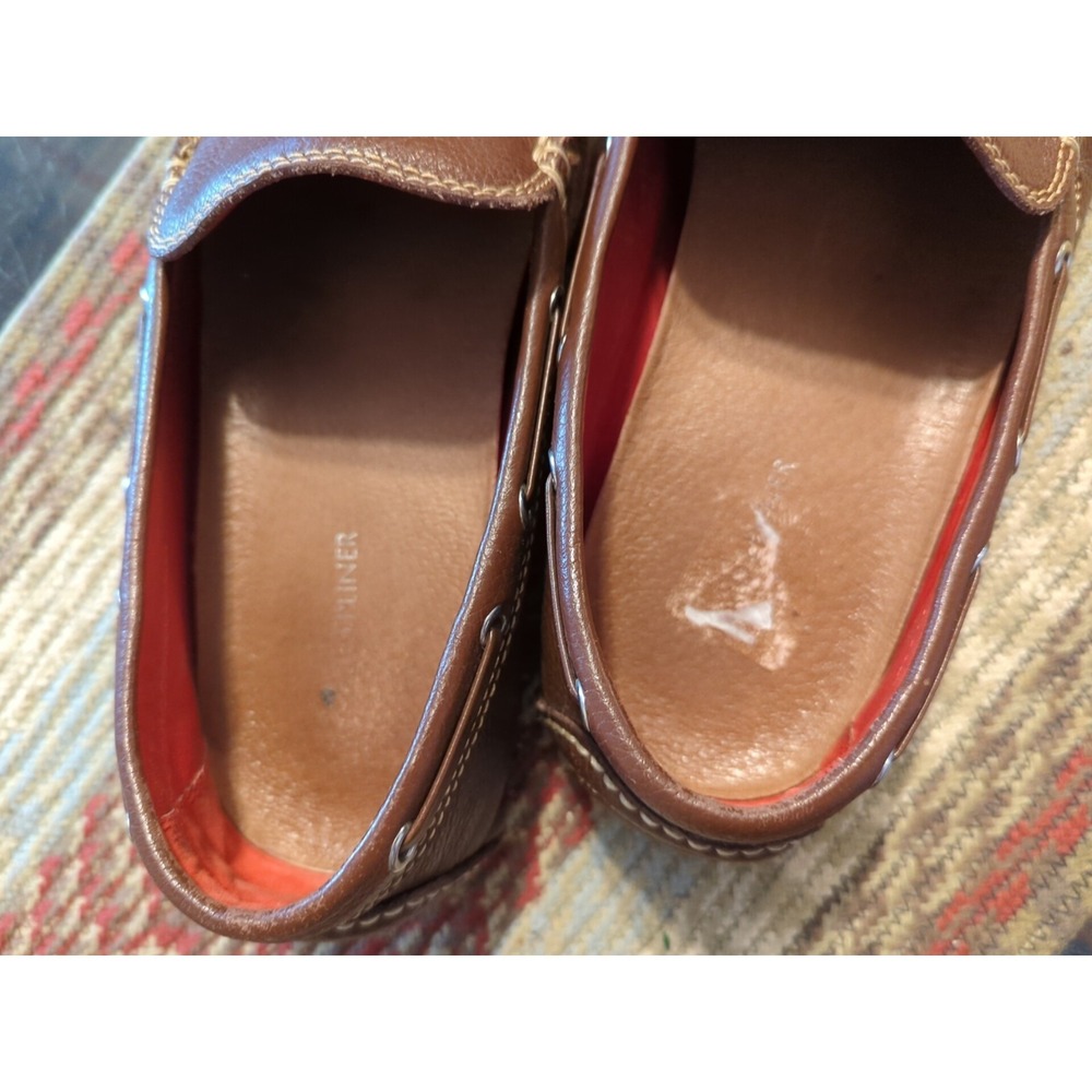 Donald Pliner Shoes Mens Size 12 M Brown Leather Tassels Loafers Moc Toe Driving - Picture 7 of 10